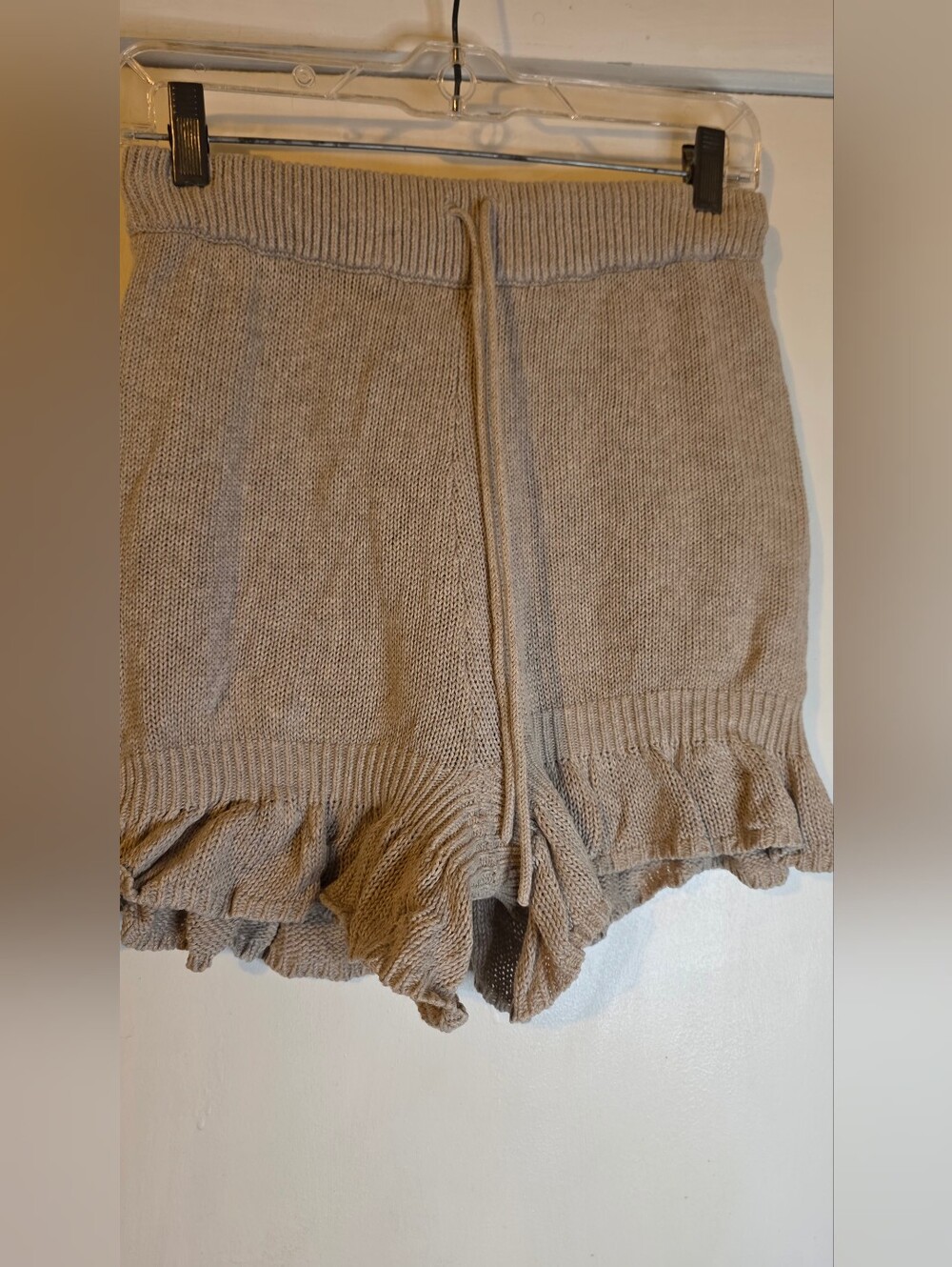 Joslin Women Crochet Shorts Drawsting Waisted. Size Small